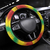 Lithuania Christmas Tie Dye Steering Wheel Cover Skeleton Soccer Goal Celebration Santa Hat - Wonder Print Shop