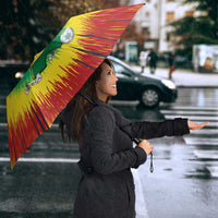 Personalized Lithuania Christmas Tie Dye Umbrella Skeleton Soccer Goal Celebration Santa Hat - Wonder Print Shop