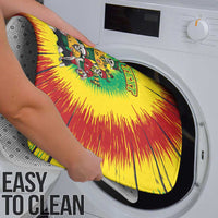 Personalized Lithuania Christmas Bathroom Set Skeleton Rugby Tie Dye Vintage - Wonder Print Shop