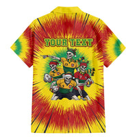 Personalized Lithuania Christmas Family Matching Mermaid Dress and Hawaiian Shirt Skeleton Rugby Tie Dye Vintage - Wonder Print Shop