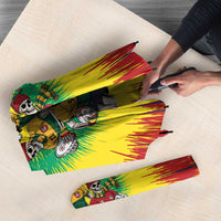 Personalized Lithuania Christmas Umbrella Skeleton Rugby Tie Dye Vintage - Wonder Print Shop