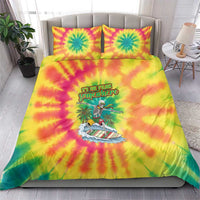 Tie-Dye Skeleton Surfing Lithuania Bedding Set It’s 5 O’Clock Somewhere - Wonder Print Shop