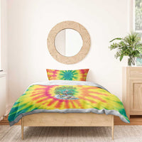Tie-Dye Skeleton Surfing Lithuania Bedding Set It’s 5 O’Clock Somewhere - Wonder Print Shop