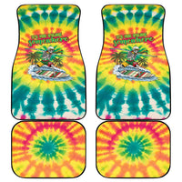 Tie-Dye Skeleton Surfing Lithuania Car Mats It’s 5 O’Clock Somewhere - Wonder Print Shop