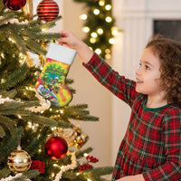 Tie-Dye Skeleton Surfing Lithuania Christmas Stocking It’s 5 O’Clock Somewhere - Wonder Print Shop