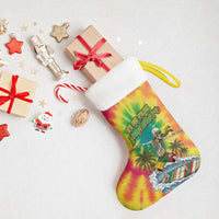 Tie-Dye Skeleton Surfing Lithuania Christmas Stocking It’s 5 O’Clock Somewhere - Wonder Print Shop