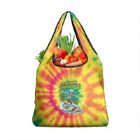 Tie-Dye Skeleton Surfing Lithuania Grocery Bag It’s 5 O’Clock Somewhere - Wonder Print Shop