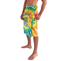 Tie-Dye Skeleton Surfing Lithuania Lavalava It’s 5 O’Clock Somewhere - Wonder Print Shop