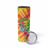 Tie-Dye Skeleton Surfing Lithuania Skinny Tumbler It’s 5 O’Clock Somewhere - Wonder Print Shop