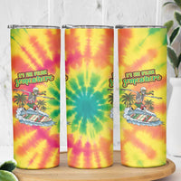 Tie-Dye Skeleton Surfing Lithuania Skinny Tumbler It’s 5 O’Clock Somewhere - Wonder Print Shop