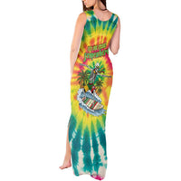 Tie-Dye Skeleton Surfing Lithuania Tank Maxi Dress It’s 5 O’Clock Somewhere - Wonder Print Shop