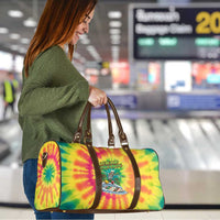 Tie-Dye Skeleton Surfing Lithuania Travel Bag It’s 5 O’Clock Somewhere - Wonder Print Shop