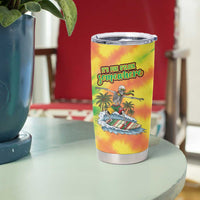Tie-Dye Skeleton Surfing Lithuania Tumbler Cup It’s 5 O’Clock Somewhere - Wonder Print Shop