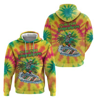 Tie-Dye Skeleton Surfing Lithuania Zip Hoodie It’s 5 O’Clock Somewhere - Wonder Print Shop