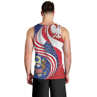 Poland American Heritage Month Men Tank Top Polish and American National Symbols