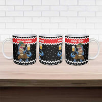 Personalized German T-Rex Christmas Ceramic Mug Funny Beer Dinosaur Xmas - Wonder Print Shop