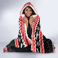 Personalized German T-Rex Christmas Hooded Blanket Funny Beer Dinosaur Xmas - Wonder Print Shop