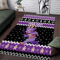 Personalized German Krampus Christmas Area Rug German Christmas Legend - Wonder Print Shop