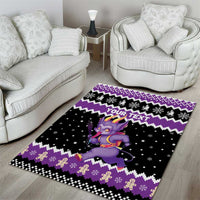 Personalized German Krampus Christmas Area Rug German Christmas Legend - Wonder Print Shop
