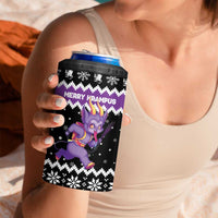 Personalized German Krampus Christmas 4 in 1 Can Cooler Tumbler German Christmas Legend - Wonder Print Shop