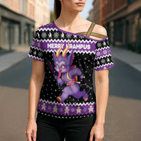 Personalized German Krampus Christmas Cross Shoulder Shirt German Christmas Legend - Wonder Print Shop