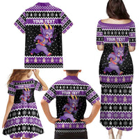 Personalized German Krampus Christmas Family Matching Puletasi and Hawaiian Shirt German Christmas Legend - Wonder Print Shop