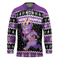 Personalized German Krampus Christmas Hockey Jersey German Christmas Legend - Wonder Print Shop