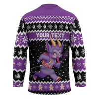 Personalized German Krampus Christmas Hockey Jersey German Christmas Legend - Wonder Print Shop