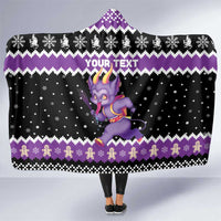 Personalized German Krampus Christmas Hooded Blanket German Christmas Legend - Wonder Print Shop