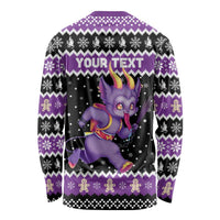 Personalized German Krampus Christmas Long Sleeve Shirt German Christmas Legend - Wonder Print Shop