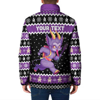 Personalized German Krampus Christmas Padded Jacket German Christmas Legend - Wonder Print Shop