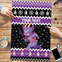 Personalized German Krampus Christmas Puzzle German Christmas Legend - Wonder Print Shop