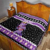 Personalized German Krampus Christmas Quilt German Christmas Legend - Wonder Print Shop