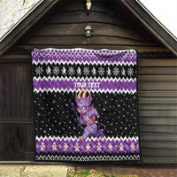 Personalized German Krampus Christmas Quilt German Christmas Legend - Wonder Print Shop