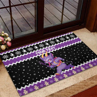 Personalized German Krampus Christmas Rubber Doormat German Christmas Legend - Wonder Print Shop