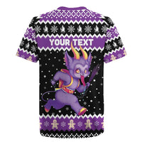 Personalized German Krampus Christmas Rugby Jersey German Christmas Legend - Wonder Print Shop