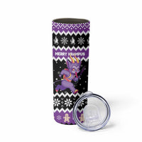 Personalized German Krampus Christmas Skinny Tumbler German Christmas Legend - Wonder Print Shop