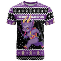 Personalized German Krampus Christmas T Shirt German Christmas Legend - Wonder Print Shop