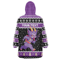 Personalized German Krampus Christmas Wearable Blanket Hoodie German Christmas Legend - Wonder Print Shop