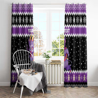 Personalized German Krampus Christmas Window Curtain German Christmas Legend - Wonder Print Shop