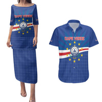 Cape Verde Football 2026 Couples Matching Puletasi and Hawaiian Shirt Historic First World Cup Appearance - Wonder Print Shop