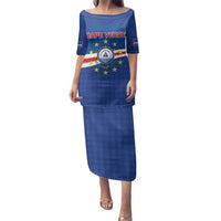 Cape Verde Football 2026 Family Matching Puletasi and Hawaiian Shirt Historic First World Cup Appearance - Wonder Print Shop