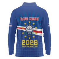 Cape Verde Football 2026 Long Sleeve Polo Shirt Historic First World Cup Appearance - Wonder Print Shop