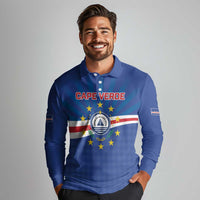 Cape Verde Football 2026 Long Sleeve Polo Shirt Historic First World Cup Appearance - Wonder Print Shop