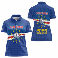 Cape Verde Football 2026 Women Polo Shirt Historic First World Cup Appearance - Wonder Print Shop
