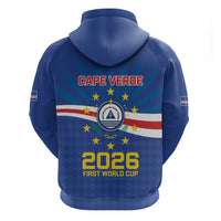 Cape Verde Football 2026 Zip Hoodie Historic First World Cup Appearance - Wonder Print Shop