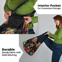 Seis Siete Dia de los Muertos Grocery Bag Mexican Funny 67 Calaca Skeleton Sombrero - Wonder Print Shop