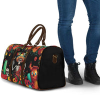 Seis Siete Dia de los Muertos Travel Bag Mexican Funny 67 Calaca Skeleton Sombrero - Wonder Print Shop