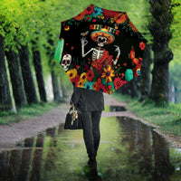 Seis Siete Dia de los Muertos Umbrella Mexican Funny 67 Calaca Skeleton Sombrero - Wonder Print Shop