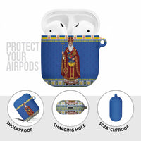 Ukraine Christmas AirPods Case Saint Nicholas Vyshyvanka Style - Wonder Print Shop